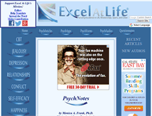 Tablet Screenshot of excelatlife.com